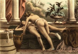 Paul Avril_1906_De figuris Veneris_16. Lesbic sex, Dildo.jpg